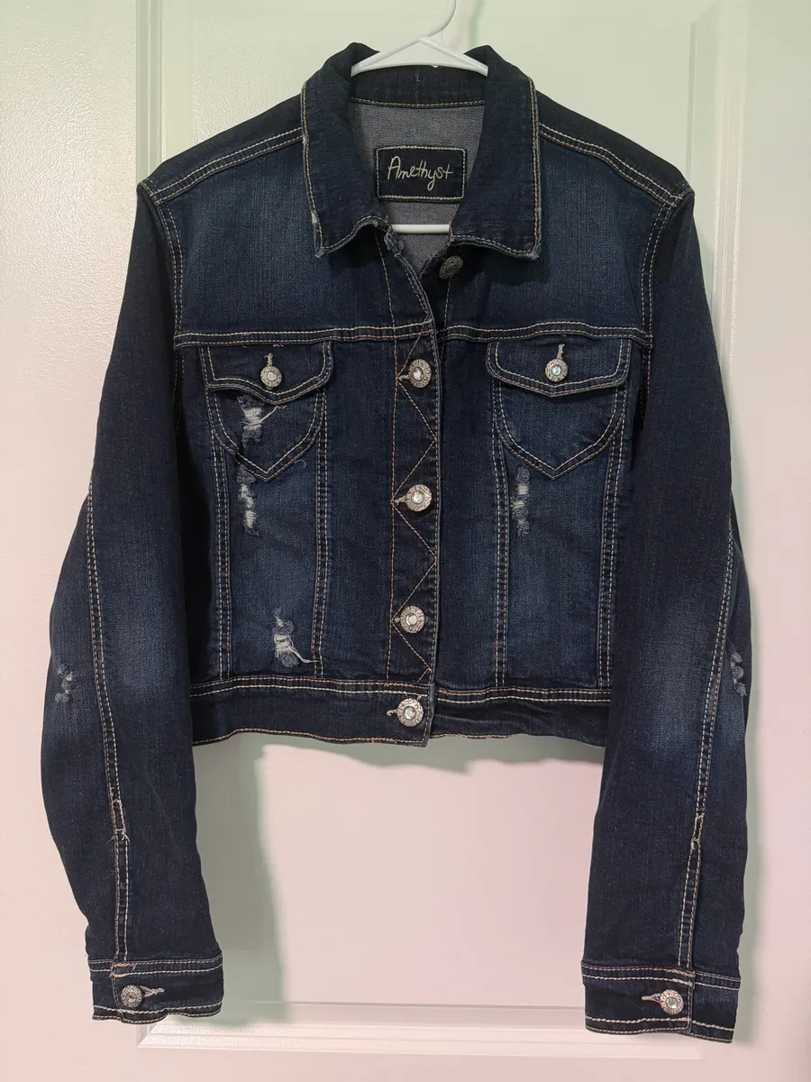 Amethyst Dark Denim Jean Jacket