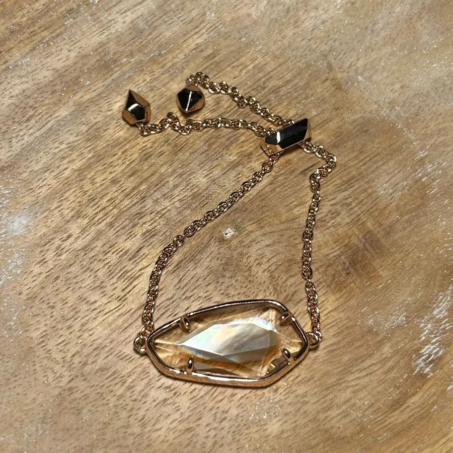 Kendra Scott Cambel Rose Gold Mother of Pearl Adjustable Bracelet