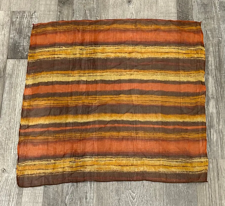 Autumn Toned Hair Scarf Orange