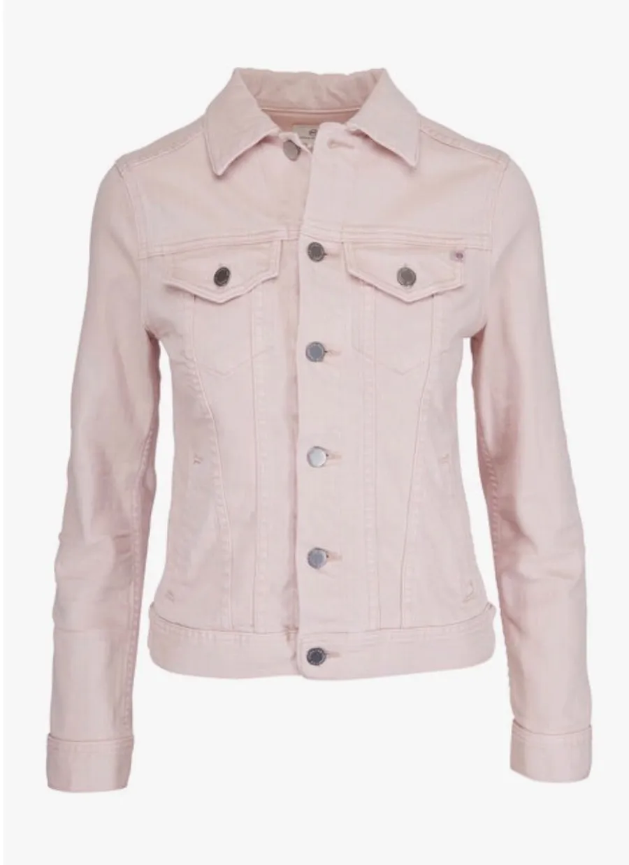 AG Adriano Goldschmied Mya Pink Denim Jacket Womens Jacket Pink Size S