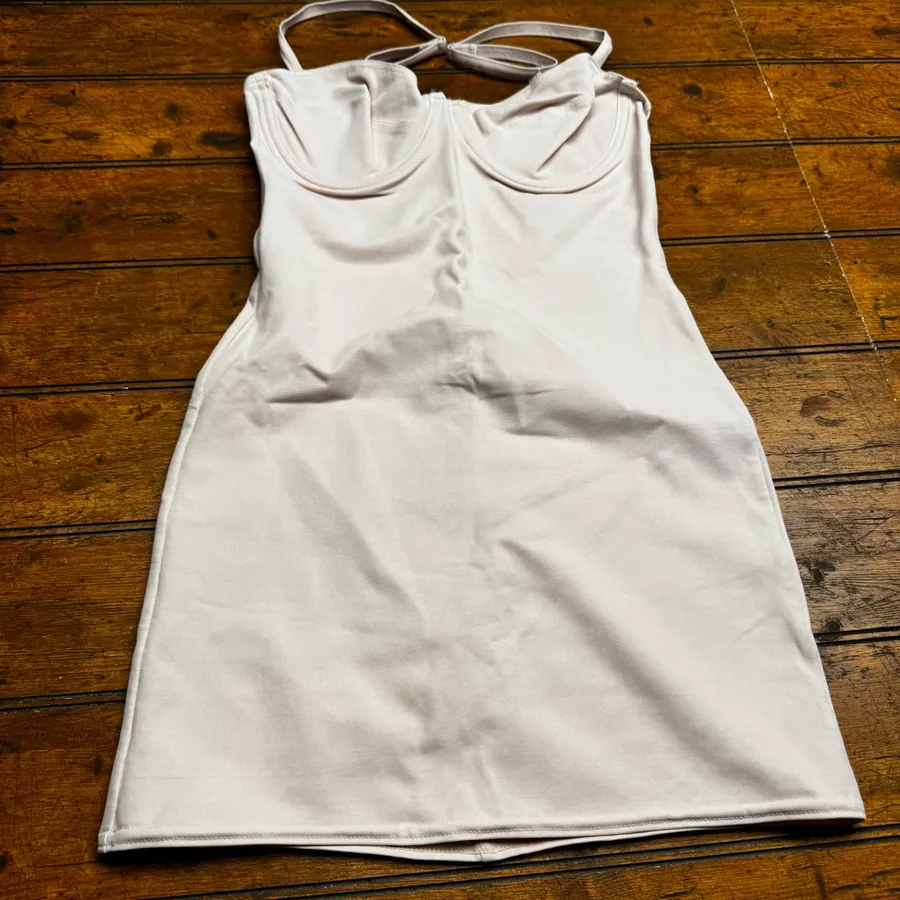 Bodyslimmers by Nancy Ganz Nude Pink Underwire Shapewear Slip Dress 34B USA Size undefined