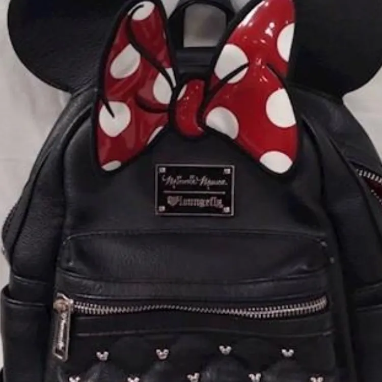 Loungefly Disney BUNDLE Minnie Mouse Backpack / Minnie Mouse Loungefly Billfold