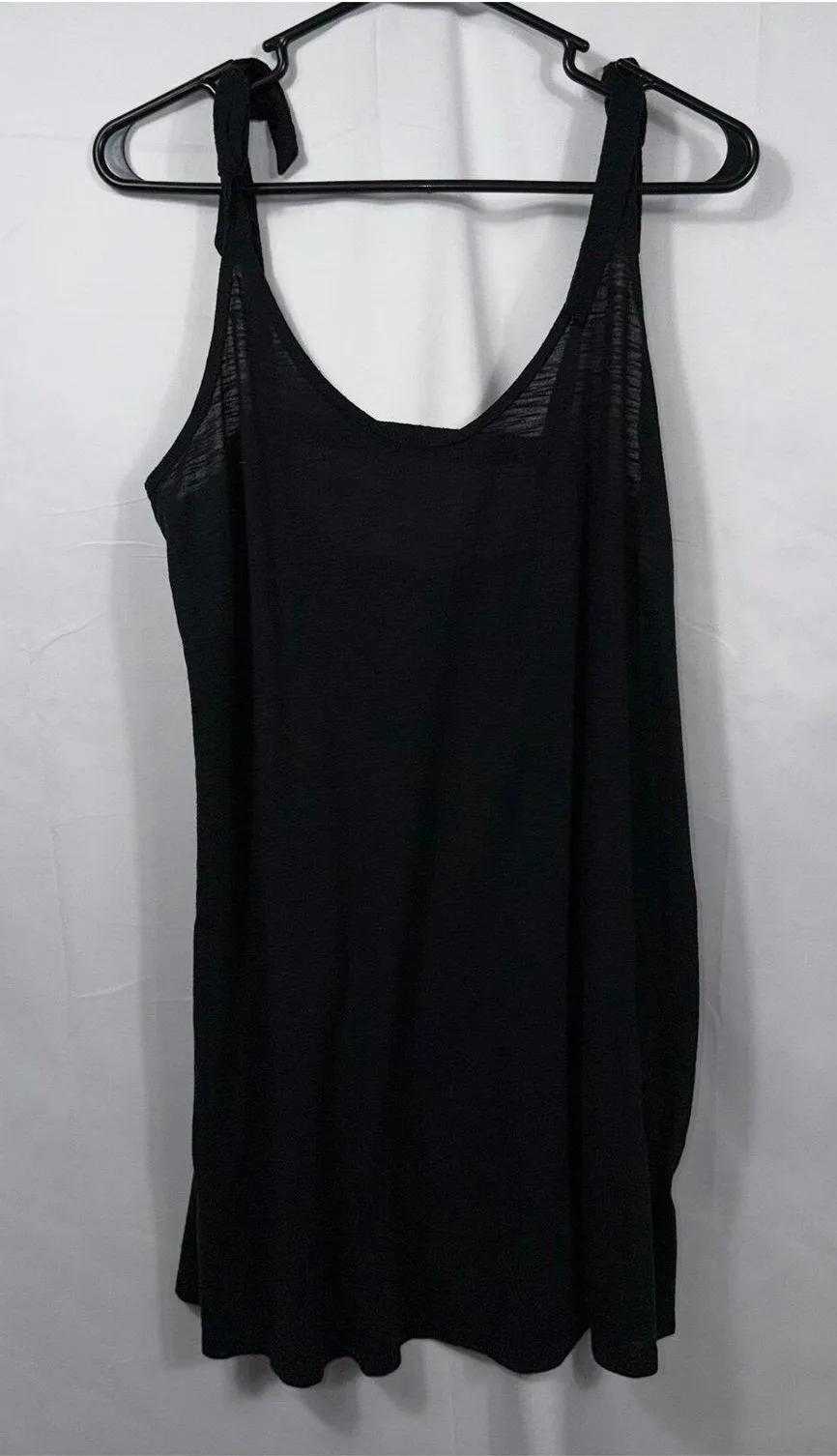 BECCA Black Swim Coverup Dress Women’s Large