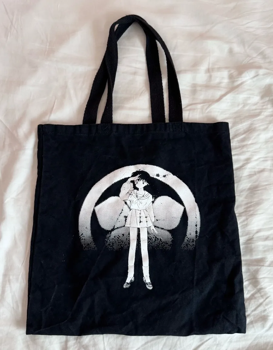 Black Inuyasha Kagome Higurashi Tote Bag