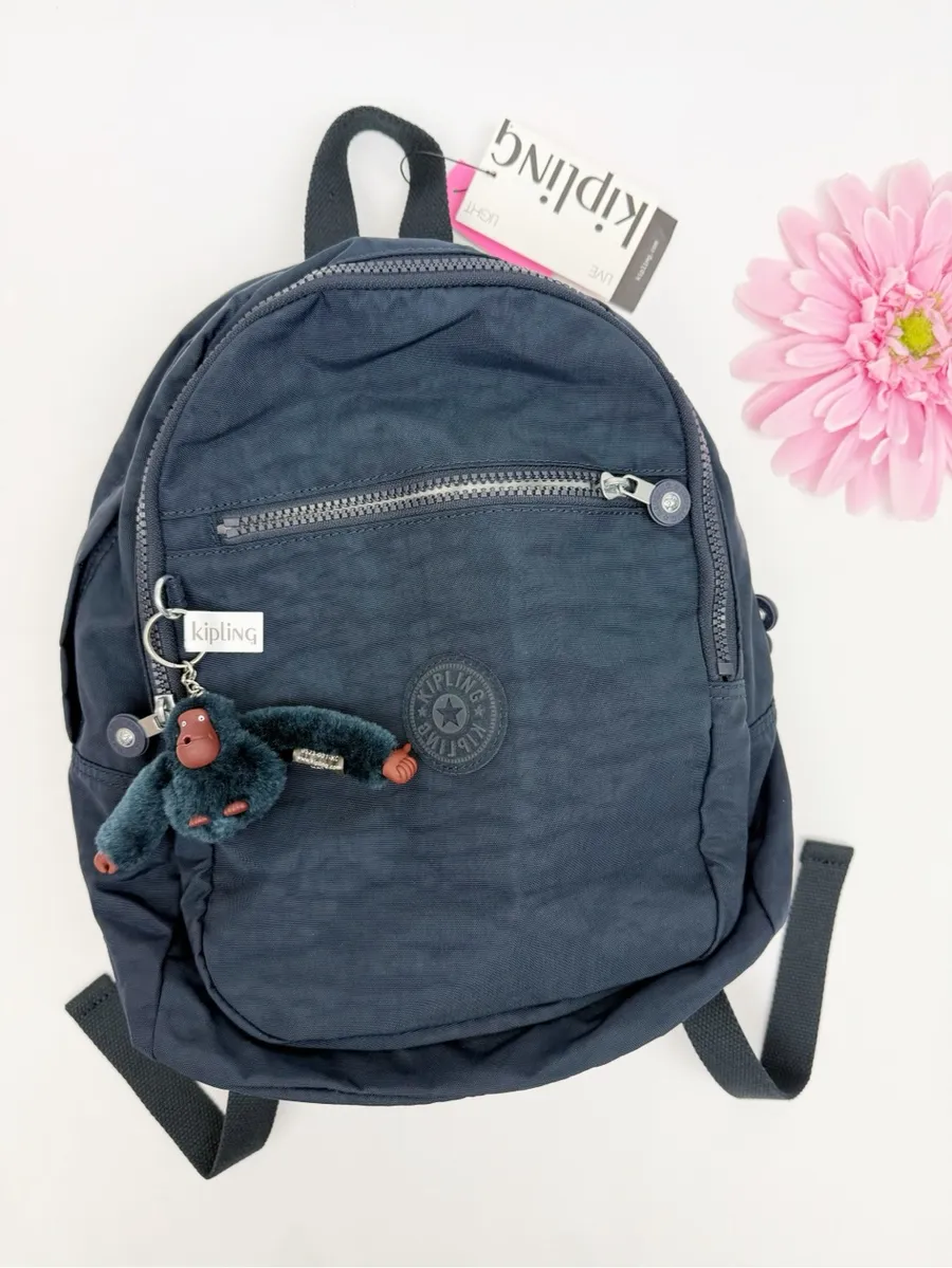 Kipling Challenger 4DX Backpack True Blue Tonal Navy