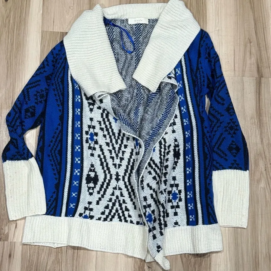 Anthropologie Elodie Mohair Aztec Cardigan Sweater Women’s Medium