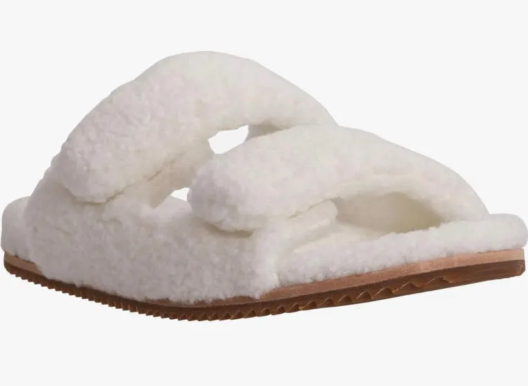 NEW Revitalign Faux Fur Melody Orthotic Slippers 9.5 $79 White