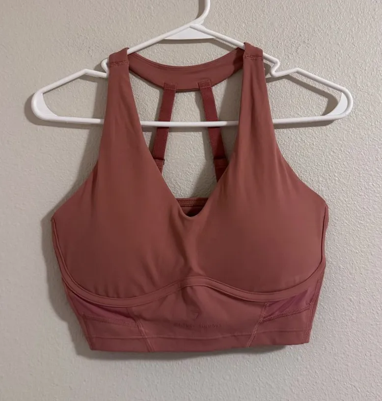 Gymshark Mauve Pink Supportive Racerback Sports Bra