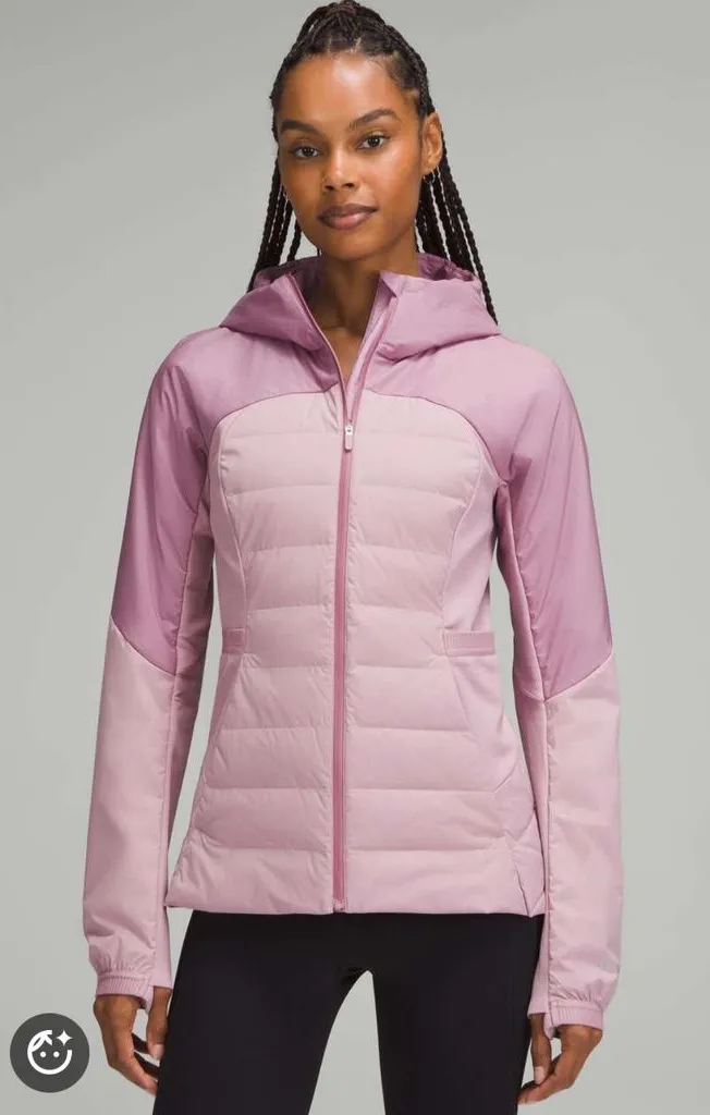 NWT Lululemon Down for It All Jacket / Rose Blush