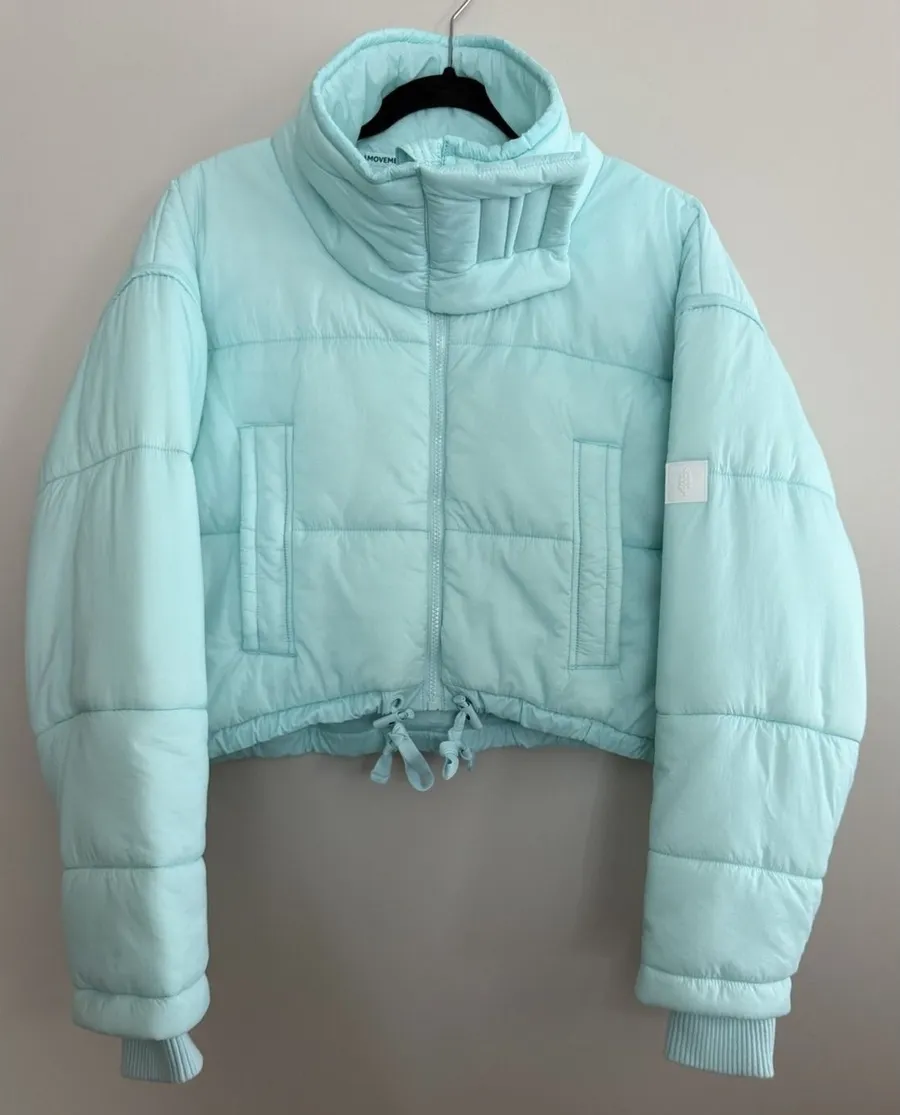 Free People Movement High Frequency Cropped Puffer Jacket Women's Size Small