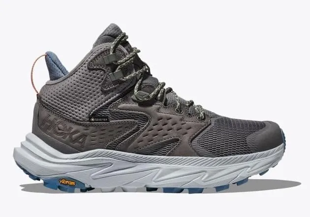 HOKA Women's Anacapa 2 Mid GTX Hiking Boots ATRL Size 10B NWB ($195 Retail) Gray