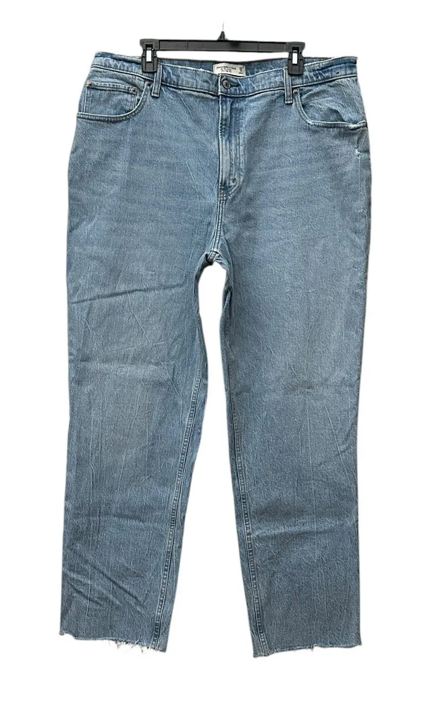 Abercrombie Fitch Jeans 34/18L The 90's Relaxed Ultra High Rise Curve Love CD1-8