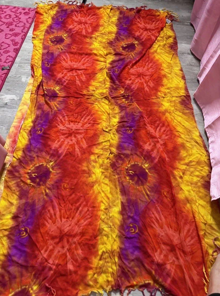5ft.5"x 32.5" SB Fashion Tye Die Scarf A1
