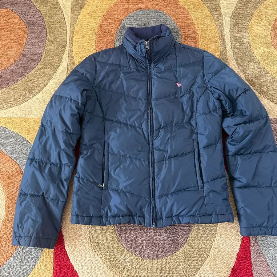 Abercrombie & Fitch Vintage Y2K Style Moose Down Jacket Coat Women’s Medium