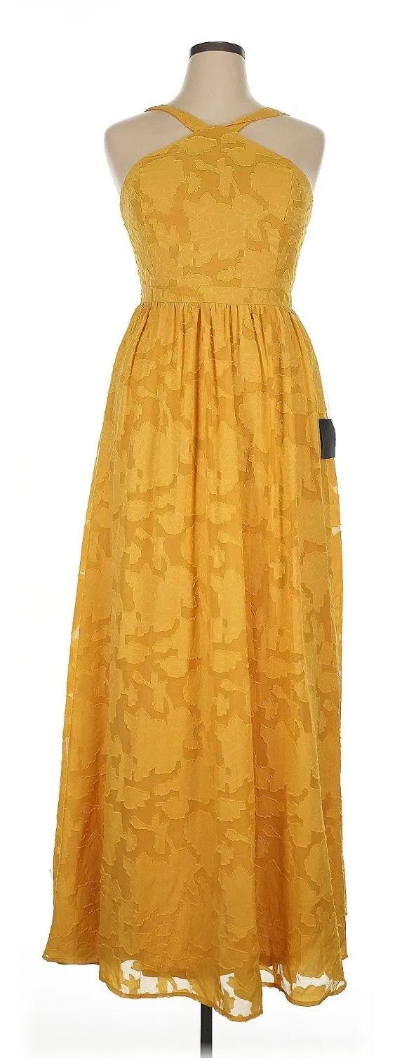 Yellow Halter Dress
