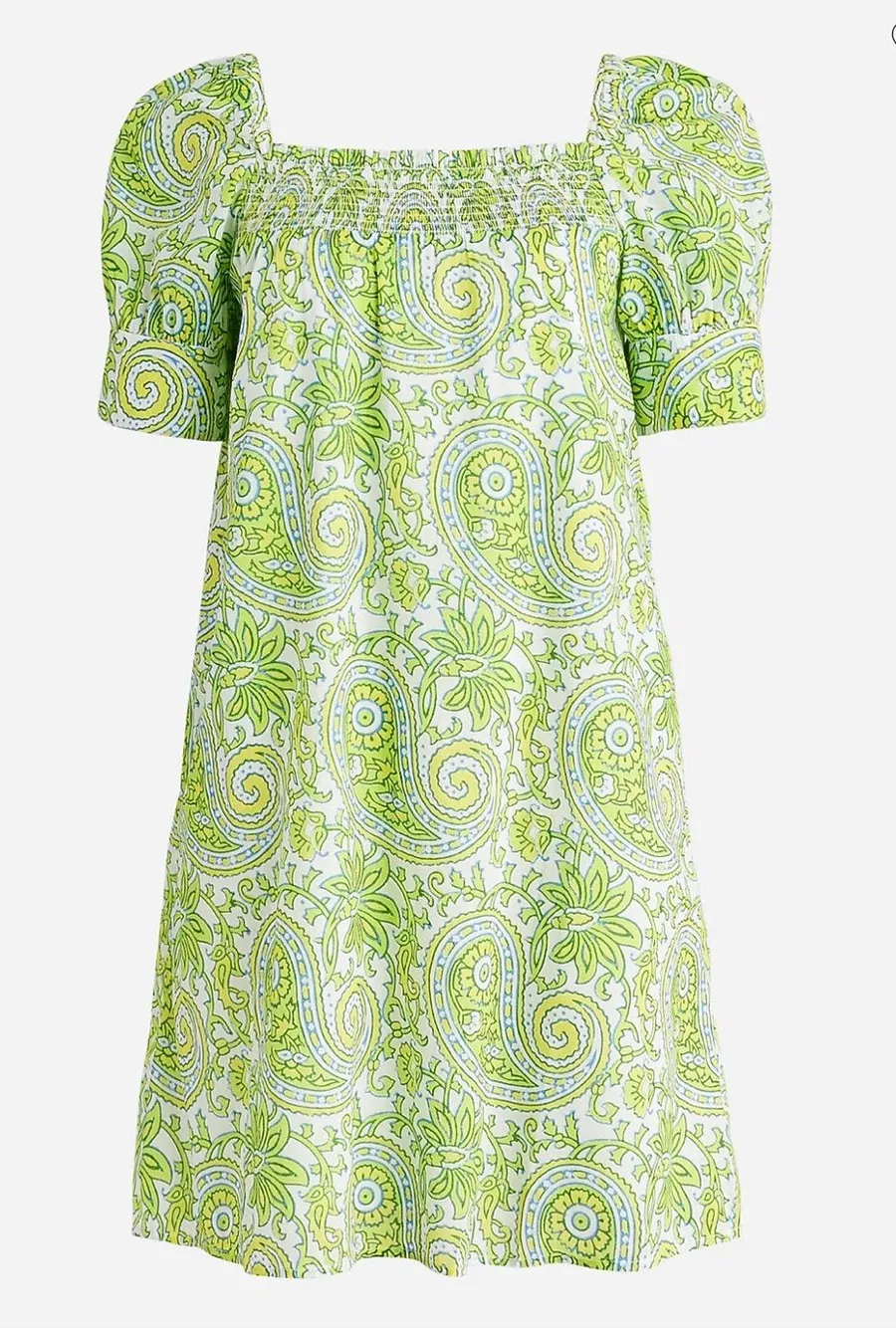 SZ Blockprints X J.Crew squareneck puff