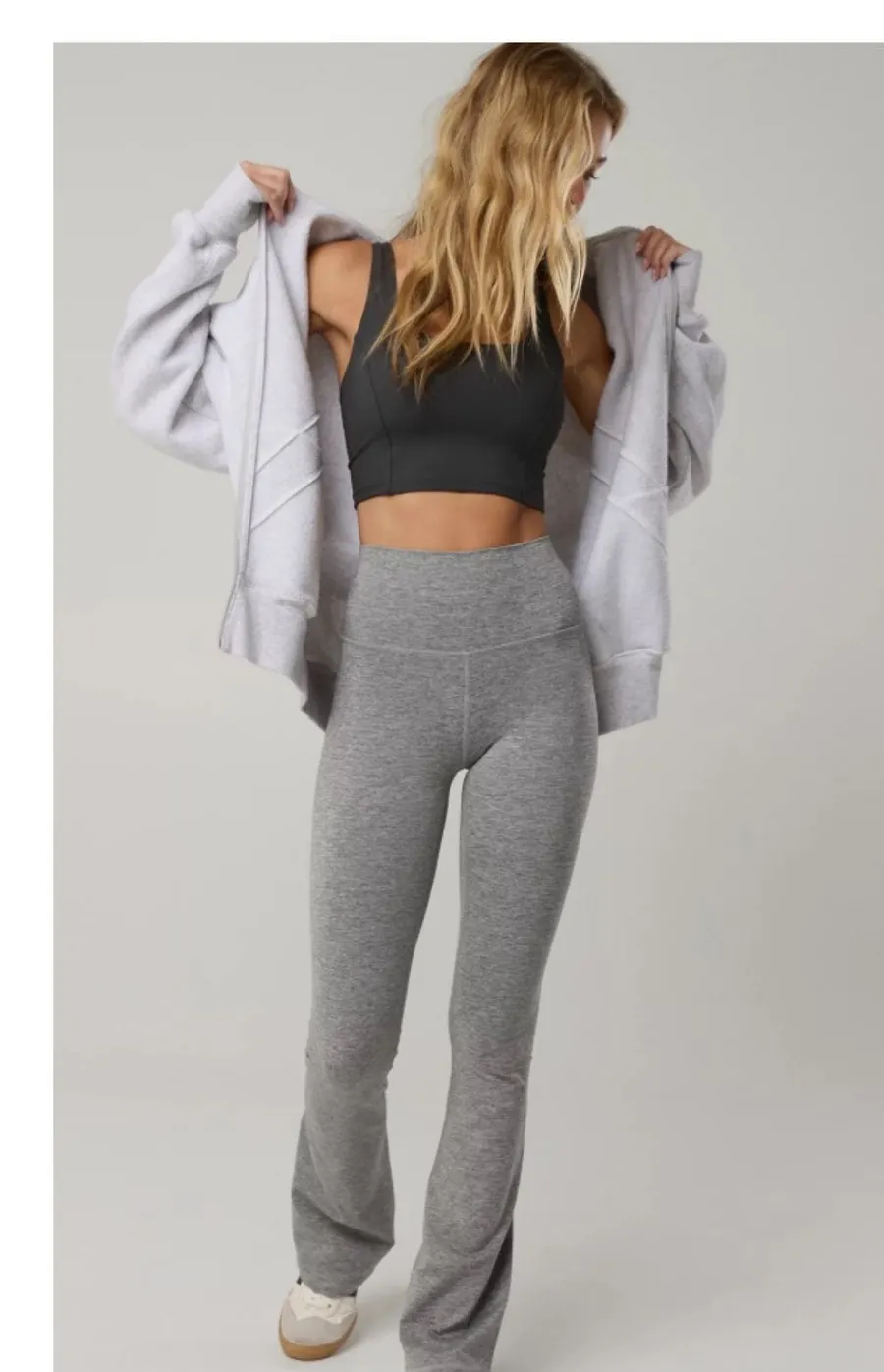 Aerie Offline Gray The Hugger High Waisted Bootcut Leggings Sz.XXL