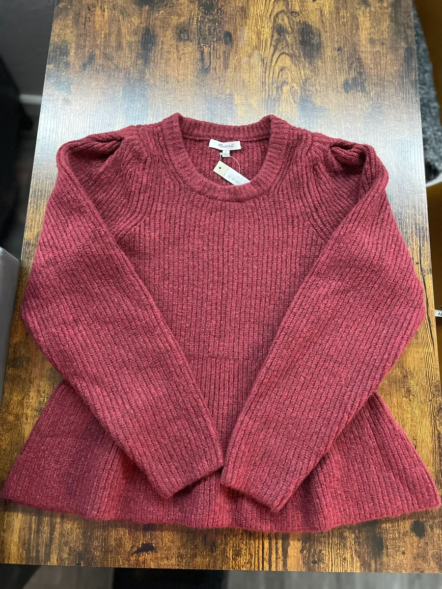 NWT Peplum Pullover Sweater Size S