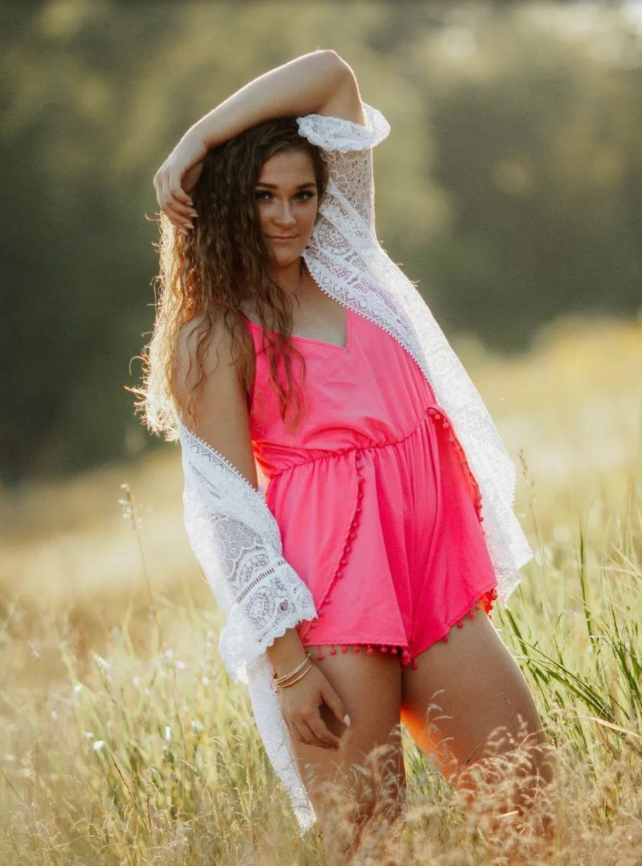 Pink Romper Size M