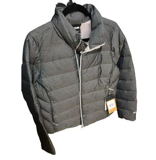 The North Face Women Flare 2 II Puffer 550 Down Packable Jacket Grey Large New