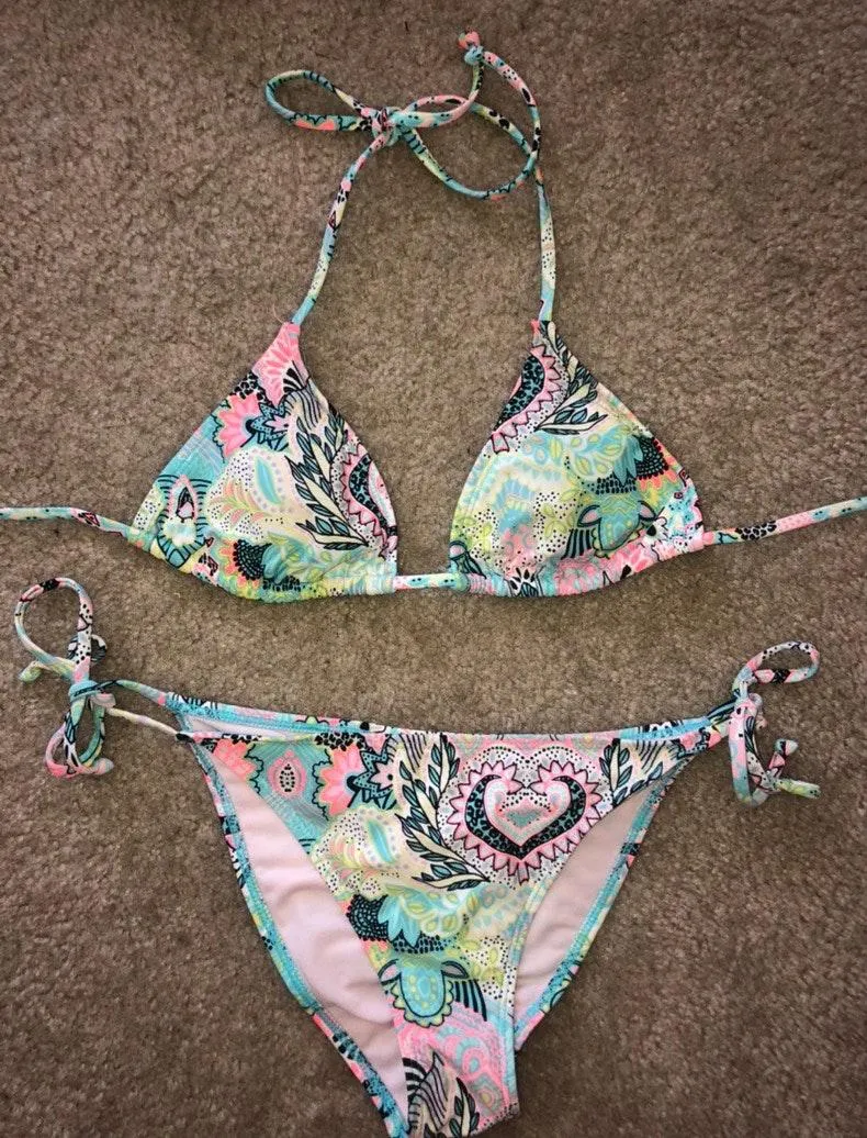 Printed Bikini Set