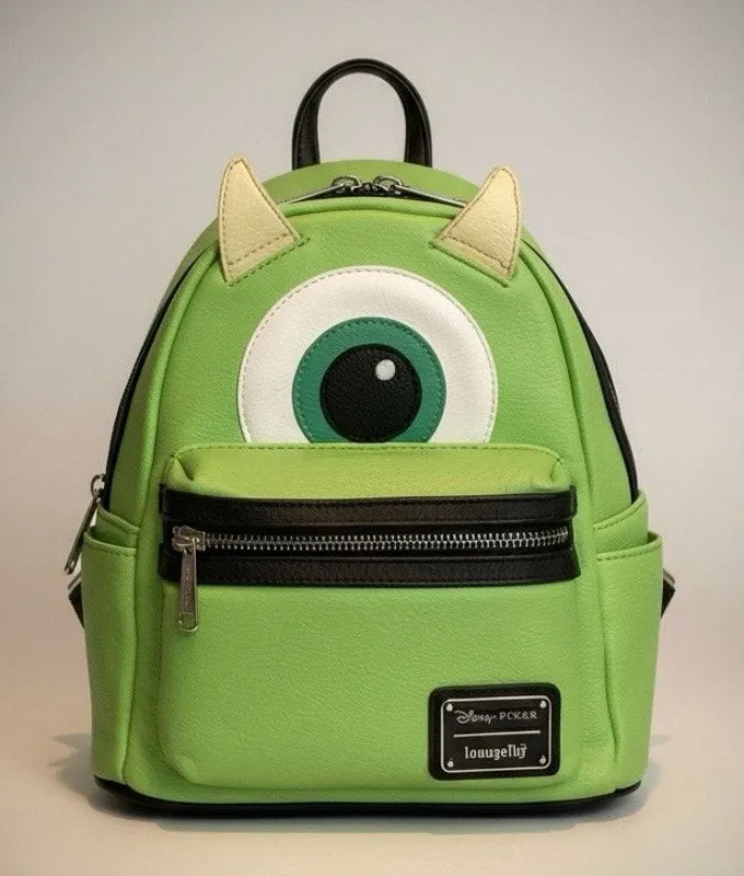 NWOT Loungefly Disney Pixar Monsters Inc. Mike Wazowski Mini Backpack