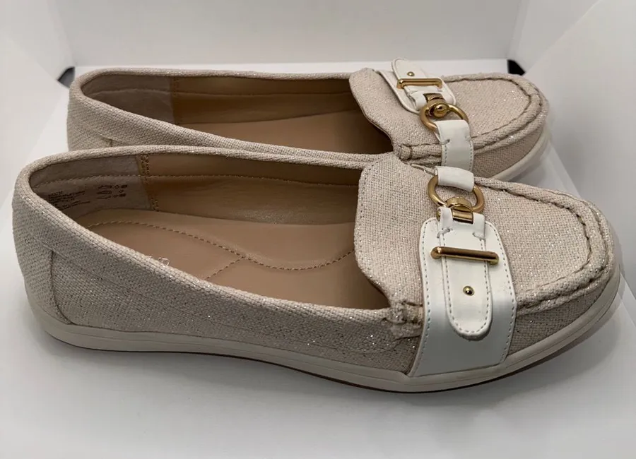 Land’s End Canvas Slip On Shoes Loafer Flats Women’s 7
