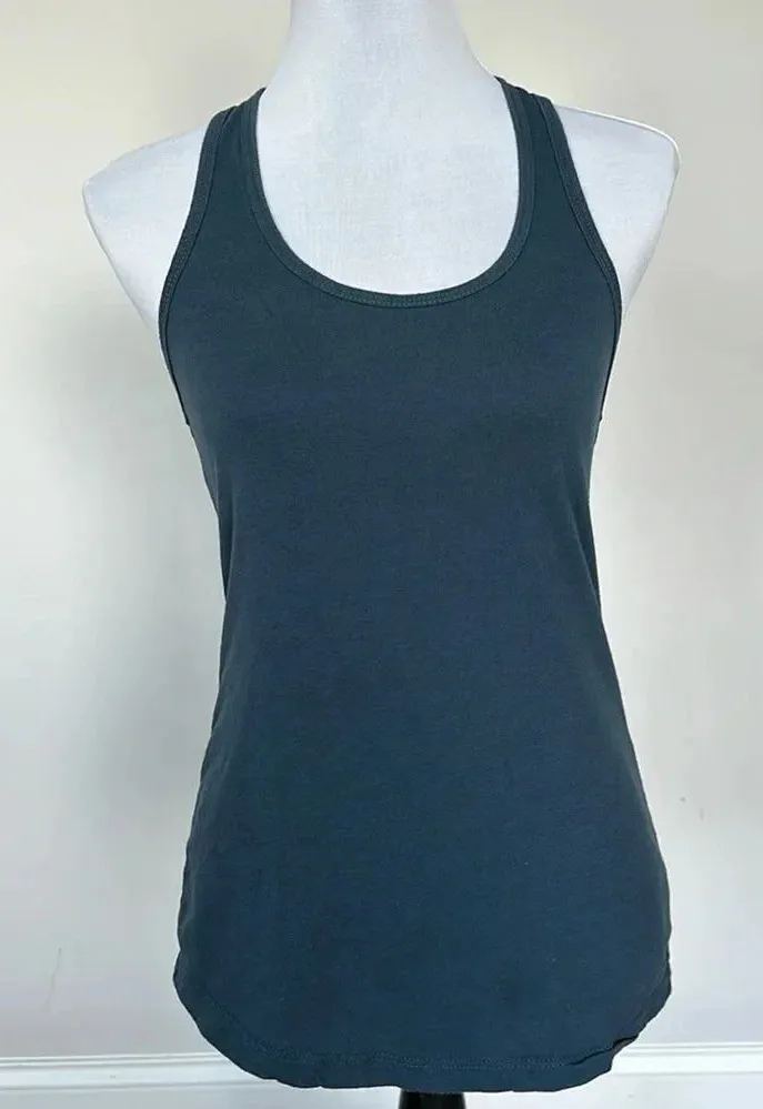 Next Level Blue Racerback Tank Top Sz SM