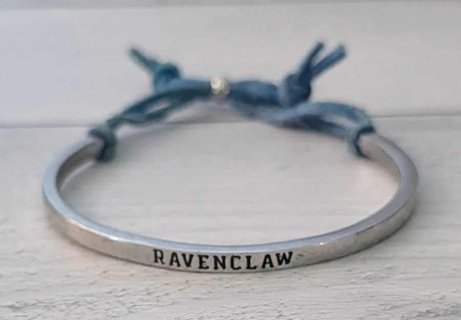 Harry Potter Ravenclaw Adjustable Bracelet Silver Tone & Blue