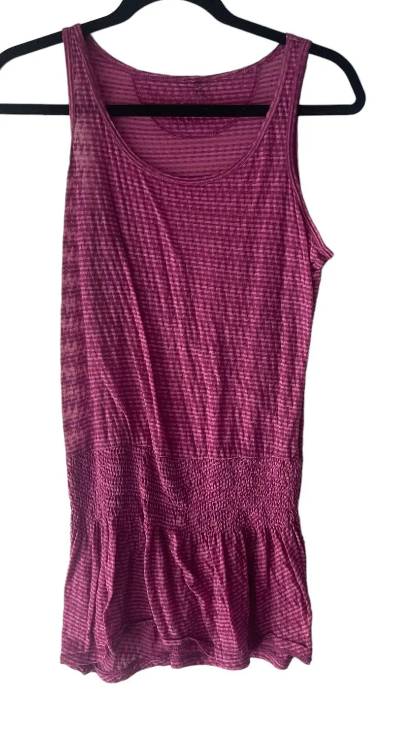 Prana Women's Size Small Pink Burnout Swimming Suit Cover Dress