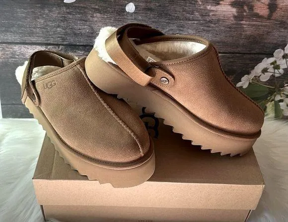 LANAH CLOG PLATFORM SLIPPER SIZE 8