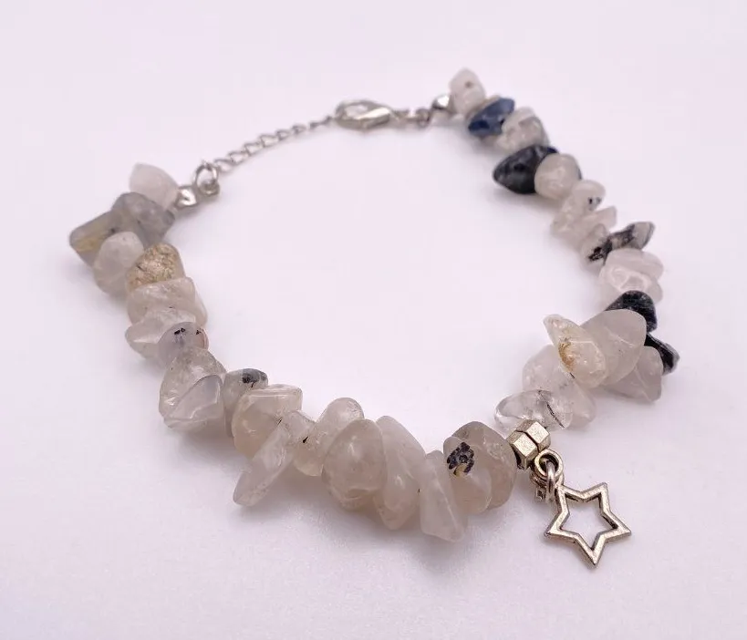 Charm Natural Breaded Emstone Beads Handmade Bracelet Tan