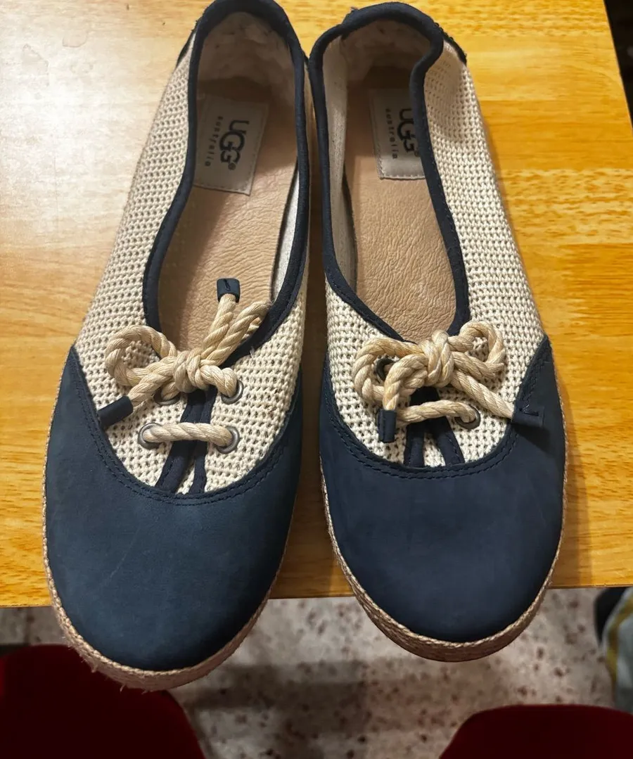 Ugg women’s catrín crochet espadrille size 6.5