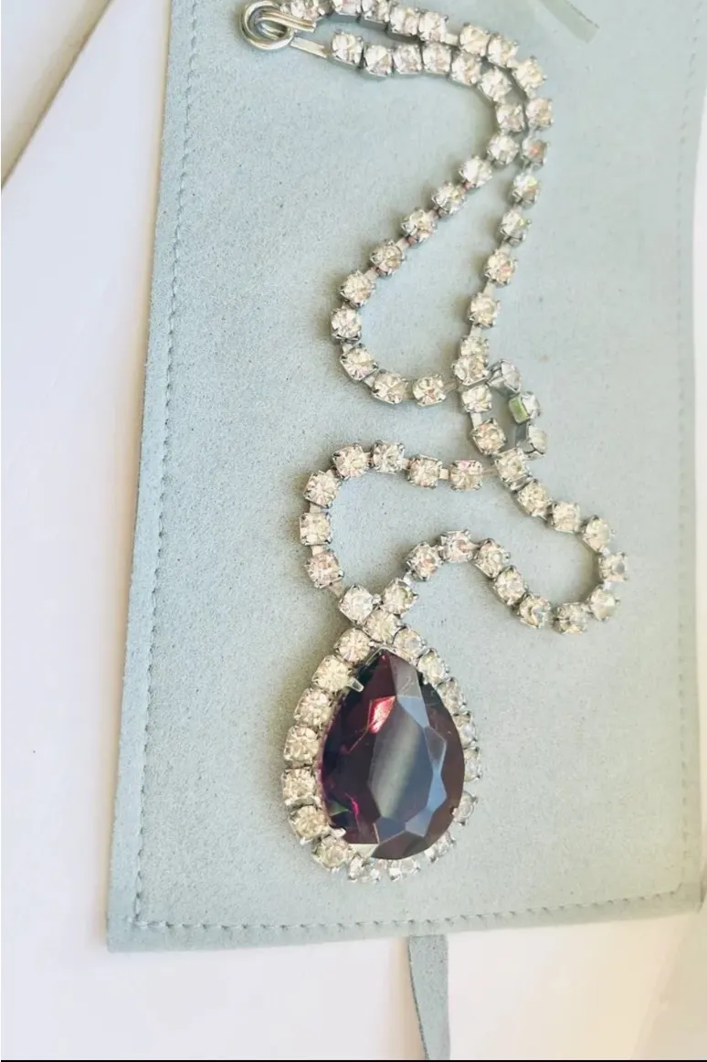 Vintage Amethyst chocker necklace