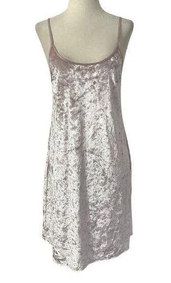 Victoria's Secret Pink Velvet Sleepwear Dress Women's Size XS | 50-14