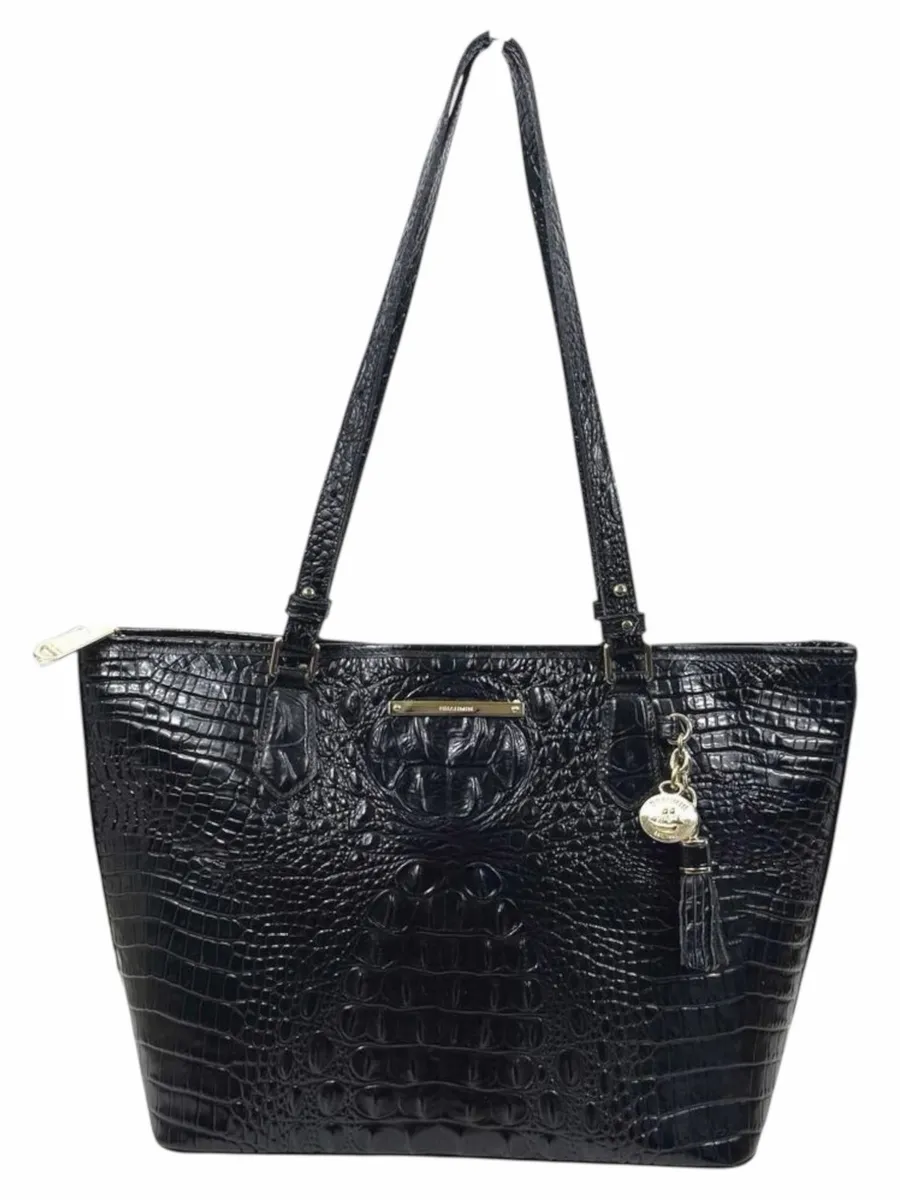 Brahmin Medium Asher Melbourne Tote Bag Shoulder Bag Black