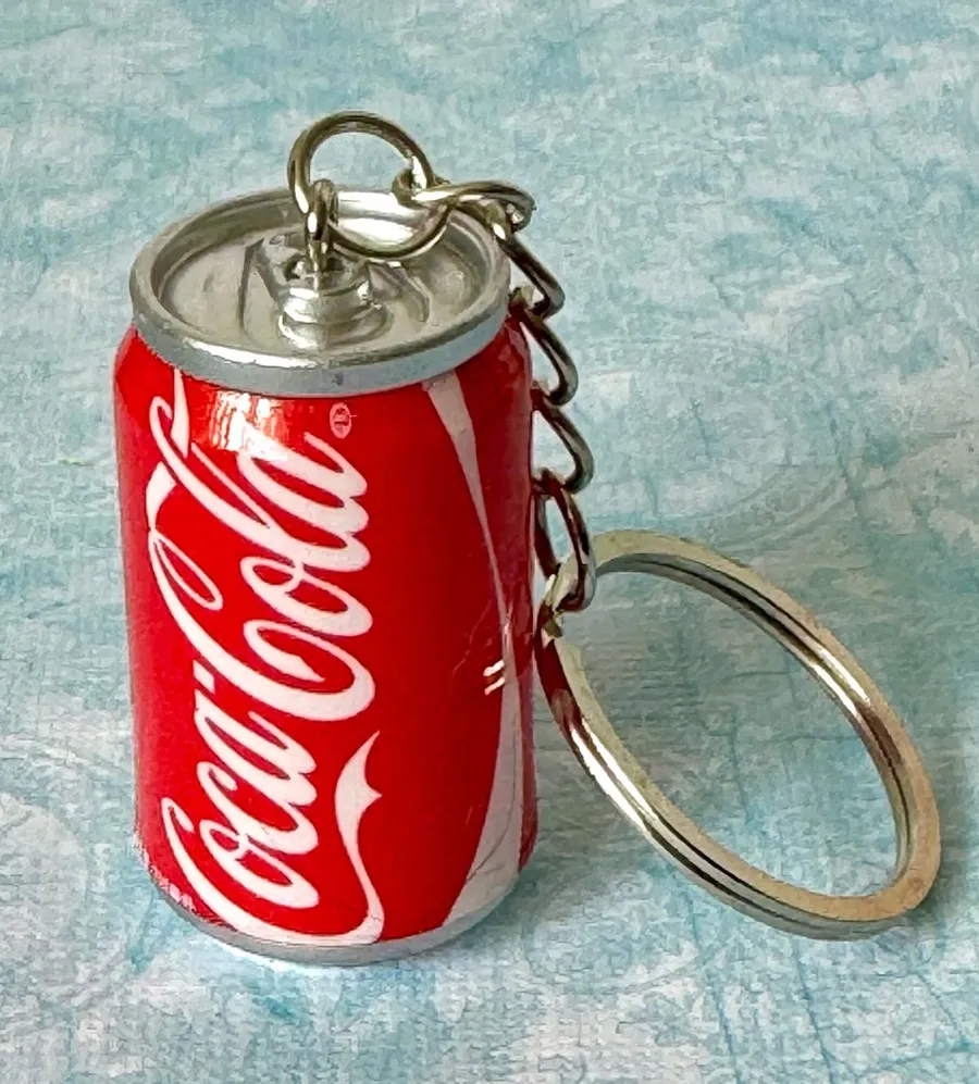 Coca Cola Pillbox/Keychain Red
