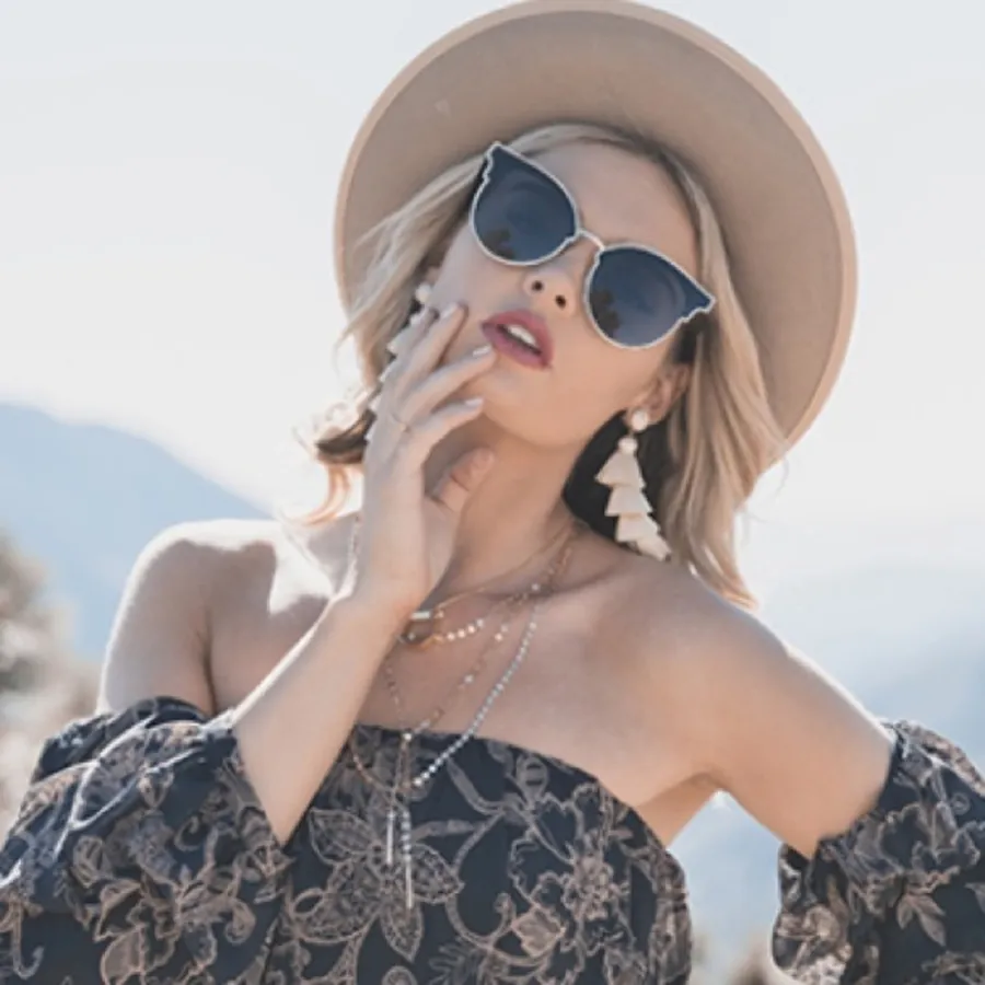 💸SOJOS Cateye Sunglasses Oversized Mirrored Lens💸