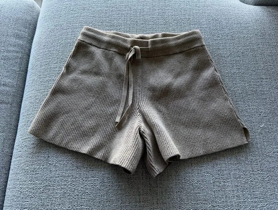 Abercrombie & Fitch Ribbed Knit Drawstring Shorts Size S