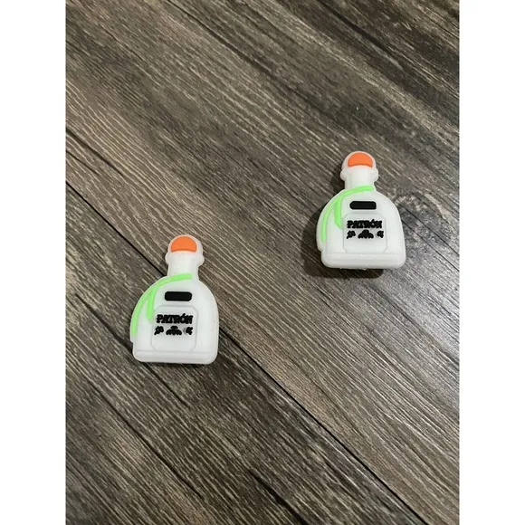 Patron Tequila Liquor Alcohol Charm For Crocs Shoe Charms - 2 Pieces
