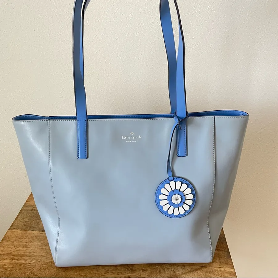 Kate Spade Rosa Medium Tote in Frosted Blue