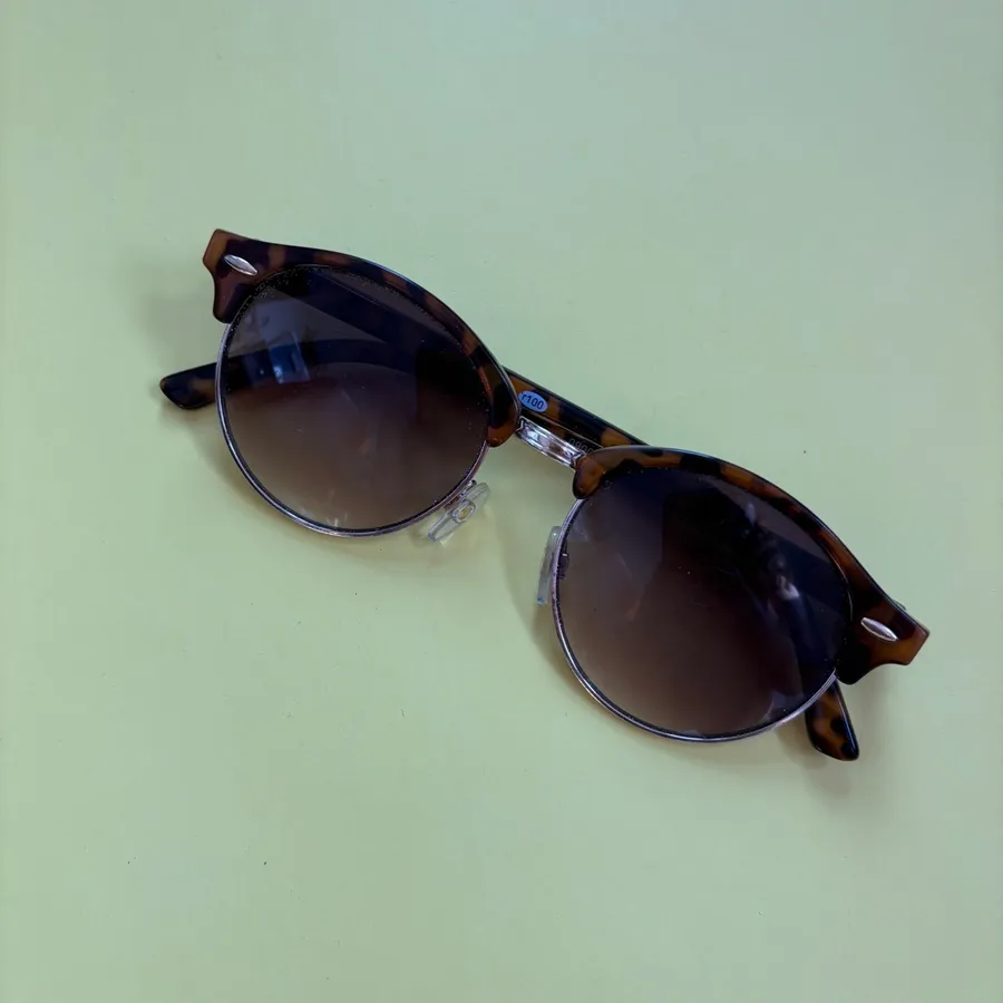 a new day Gold and Brown Sunglasses