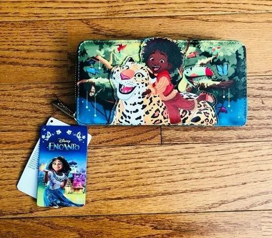 Disney X Loungefly Encanto Antonio Jaguar 3D Vegan Leather Zip Around Wallet NWT