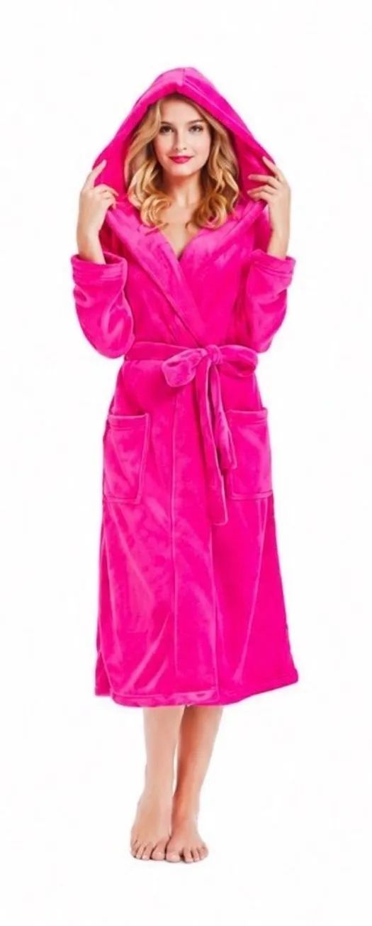 U2Skiin Robe Pink Size XL