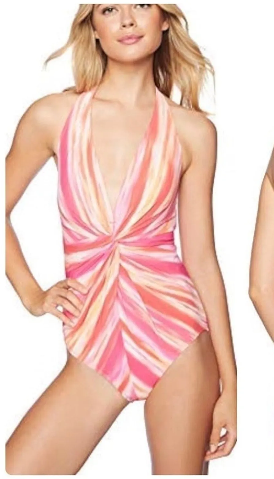 Contours by Coco Reef Women's Halter One Piece Swimsuit with Shapewear