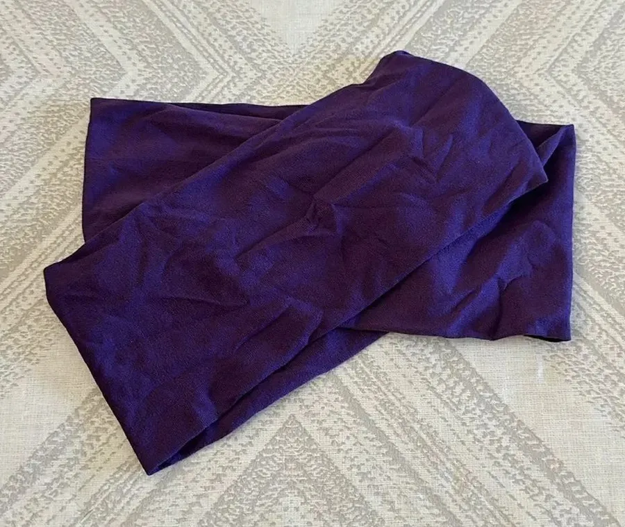L. ERICKSON PURPLE ITALIAN HEADWRAP Purple