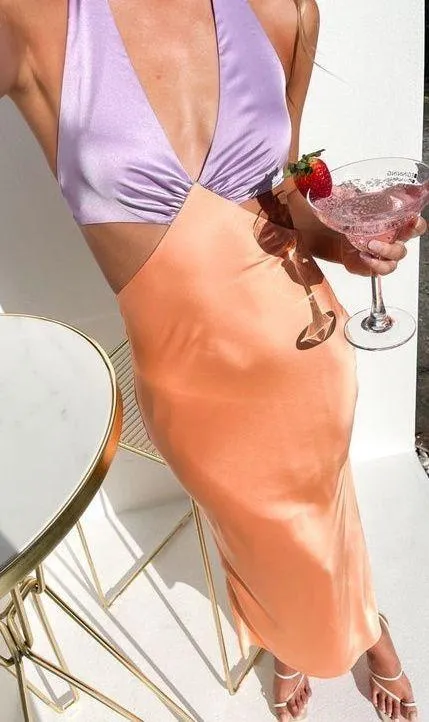 Orange Maxi Dress