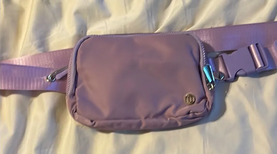 Purple Belt with Adjustable Strap and Smooth Fabric
