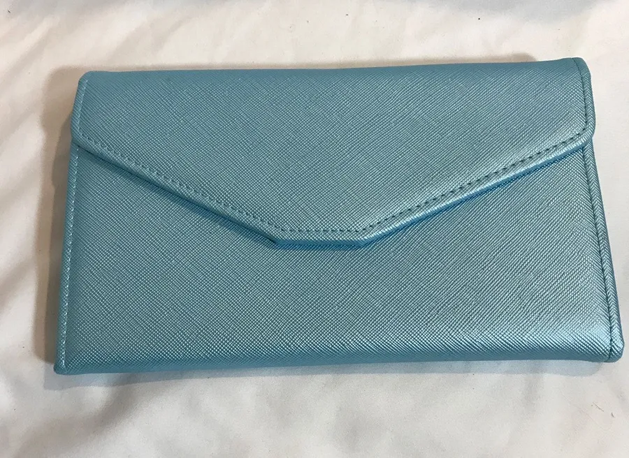 Zoppen Travel ID Passport/ID Wallet NWOT Blue