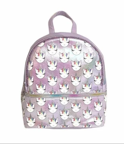 OMG Accessories Kitty Unicorn Mini Backpack, Purple